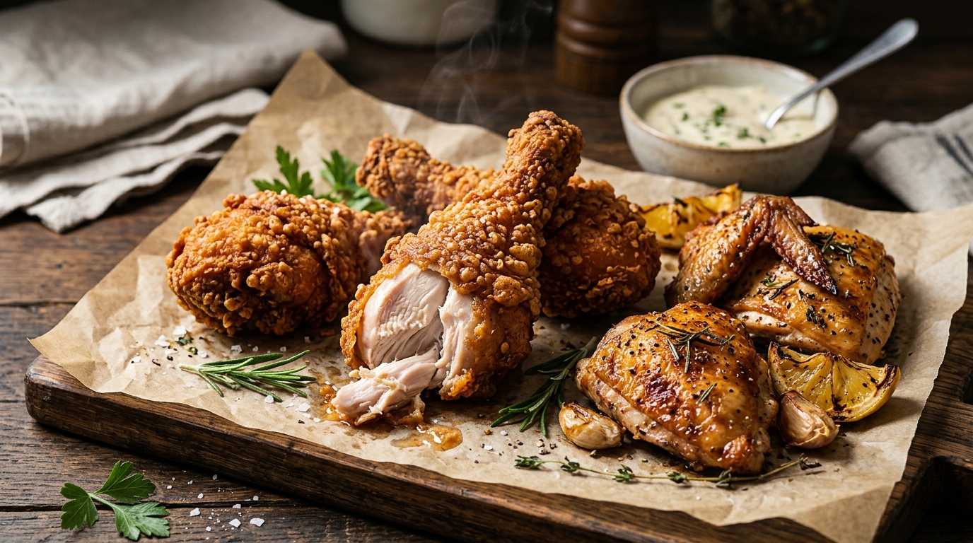 DRUMSTICKS, THIGHS & WHOLE CUTS